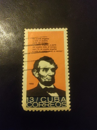 13/CUBA CORREOS STAMP