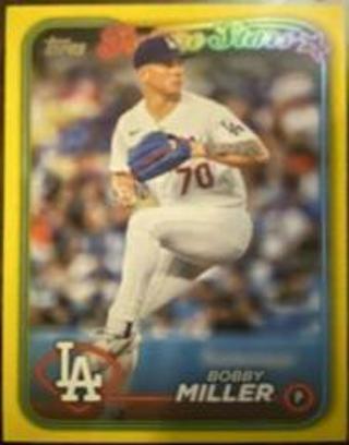 Bobby Miller [Yellow] #115 2024 Topps