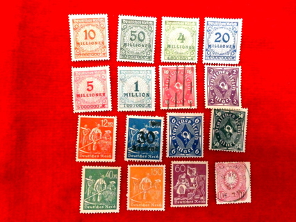  16 -All Different Germany Stamps # 3. 