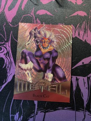 BLACK CAT 1995 Fleer Marvel Metal #70