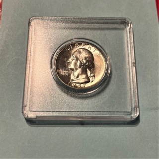 Brilliant Uncirculated 1957 Silver Quarter