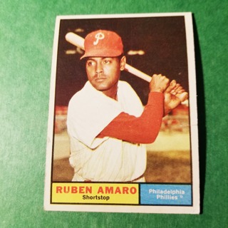 1961 - TOPPS BASEBALL CARD NO. 103 - RUBEN AMARO - PHILLIES