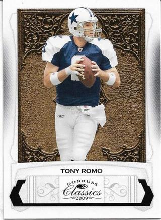 2009 DONRUSS CLASSICS TONY ROMO CARD