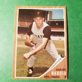 1962 - TOPPS NRMT+ BASEBALL CARD NO. 67 - HARVEY HADDIX - PIRATES