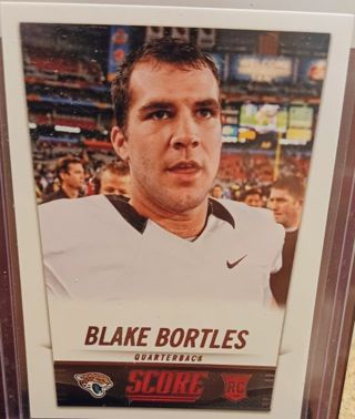 2014 SCORE BLAKE BORTLES ROOKIE RC # 340 JACKSONVILLE JAGUARS