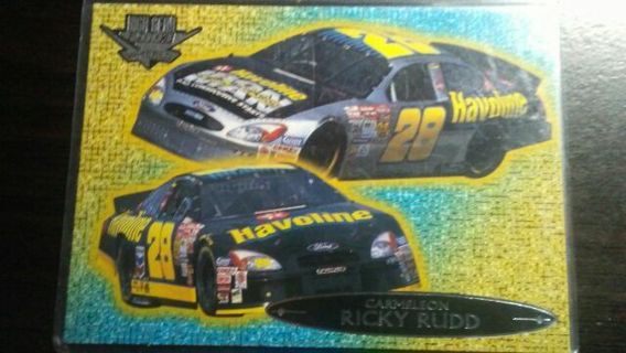 2003 NASCAR/HIGH GEAR WHEELS CARMELEON RICKY RUDD RACING CARD# 53