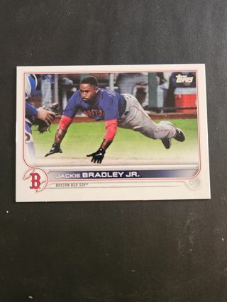 Two Boston RED Sox Bradley Jr. & Everett Baseball Cards