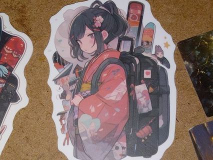 Girl one vinyl sticker no refunds regular mail only Very nice quality!