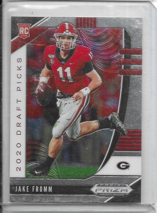 Jake Fromm 2020 Prizm Draft #111 Rookie Card