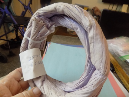 NIP LILac twisted paper coil for crafts 7 inch round