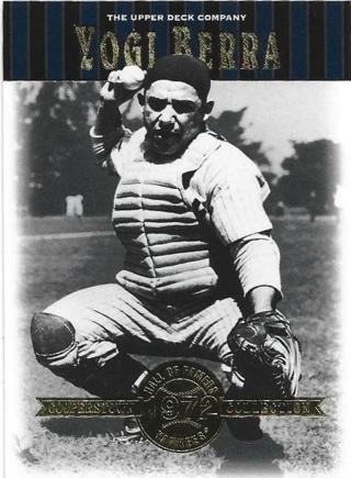 2001 UPPER DECK YOGI BERRA COOPERSTOWN COLLECTION CARD