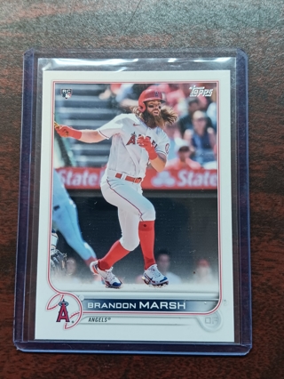 Brandon Marsh *Rookie 2022 Topps series 1 Card #243