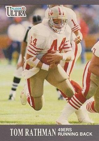 Tradingcard - 1991 Ultra #253 - Tom Rathman - San Francisco 49ers