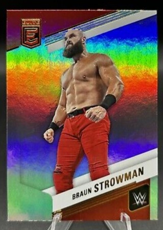 2023 WWE Elite Premium - Braun Strowman Holo Refractor #24 NM