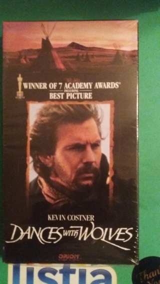 unopened vhs dances with wolves free shipping