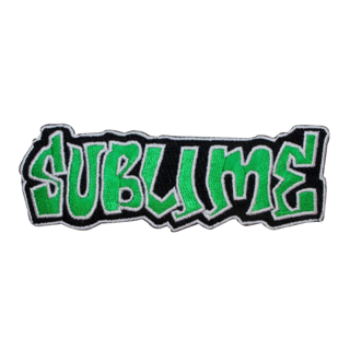 1 SUBLIME Band Patch IRON ON Patch bradley nowell ska reggae music Clothing Embroidery Applique