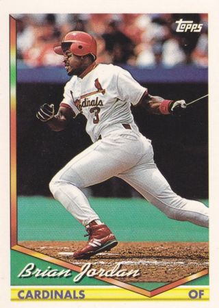 Brian Jordan 1994 Topps St. Louis Cardinals