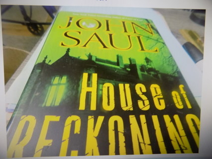 John Saul's House of Reckoning a novel Hard copy like new condition