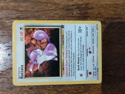 Pokemon Team Rocket Set Rattata 66/82 #1