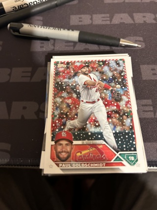 2023 topps holiday edition paul goldschmidt