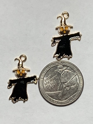 HALLOWEEN CHARMS~#21~SET OF 2 CHARMS~FREE SHIPPING!