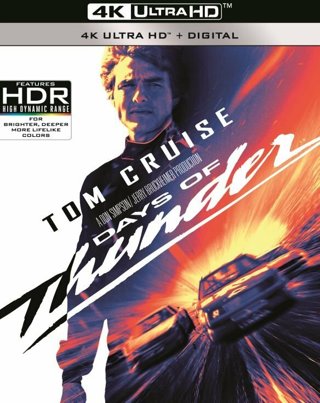Days of Thunder (Digital 4K UHD Download Code Only) *Tom Cruise* *Nicole Kidman* *Michael Rooker*
