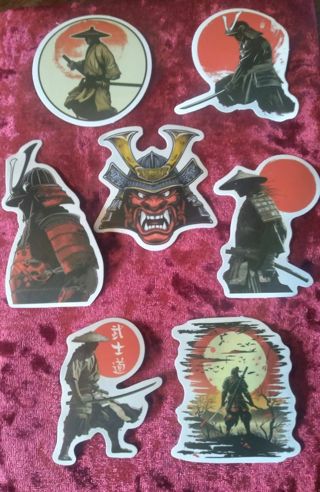 7 - "Son of Samurai" Stickers (1 free Sticker w/win)