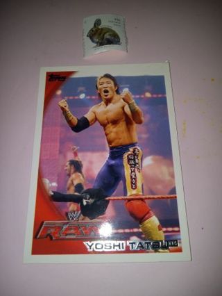 2010 Topps WWE Yoshi Tatsu Card