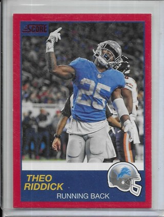 Theo Riddick 2019 Score Red #219