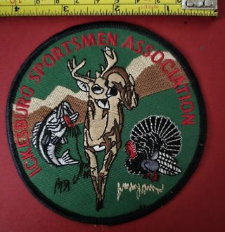 One Ickesburg Sportsman Assn Iron On Patch