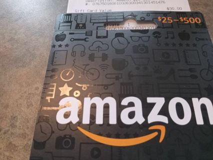 $25 AMAZON GIFT CARD. DIGITAL DELIVERY. WINNER GETS THE GIFT CODE