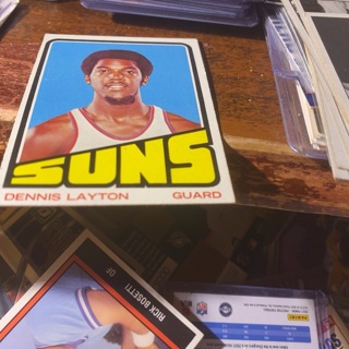 1972 topps Dennis layton basketball card 