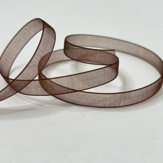 Brown Organdy Ribbon