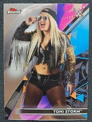 2021 WWE Topps Finest Chrome - Toni Storm Card #73 NM