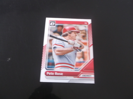 2024 PANINI DONRUSS OPTIC   PETE ROSE   card  #  64  CINCINATTI REDS 