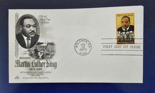 One Martin Luther King First Day Cover