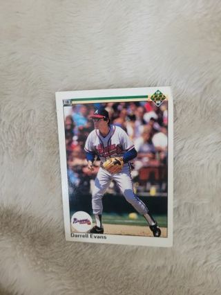 DARRELL EVANS SPORTS CARD PLUS 2 MYSTERY CARDS