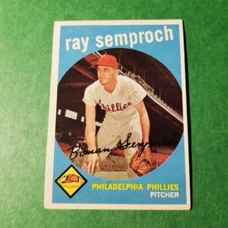 1959 - TOPPS BASEBALL CARD NO. 197 - RAY SEMPROCH - PHILLIES