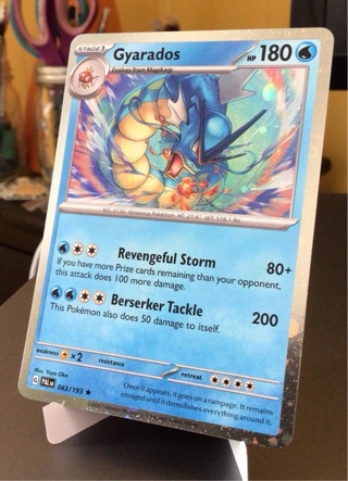 Gyarados Pokemon Card Halo