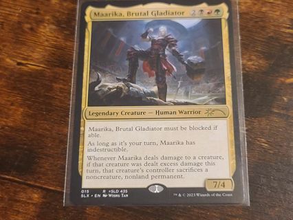 Free: Magic the gathering mtg Maarika Brutal Gladiator Strixhaven rare ...