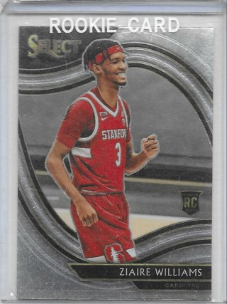 Ziaire Williams 2021-22 Chronicles Draft Select #291 Rookie Card