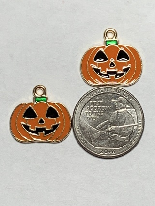 HALLOWEEN CHARMS~#17~SET OF 2 CHARMS~SET 3~FREE SHIPPING!