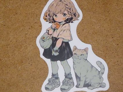 Girl Cute one nice vinyl sticker no refunds regular mail Win 2 or more get bonus