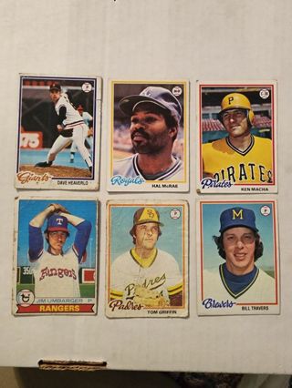 Rough Baseball card lot from the 70's