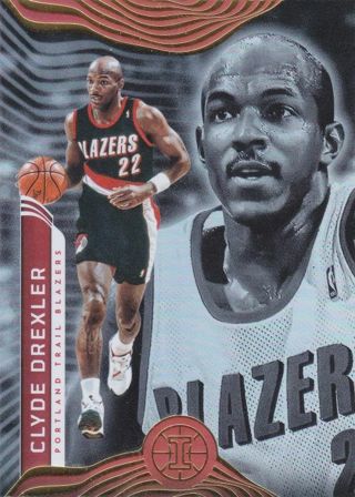 Clyde Drexler 2021-22 Panini Illusions Portland Trail Blazers