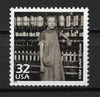 1988 Sc3183o Celebrate the Century: 1910's Child Labor Reform MNH