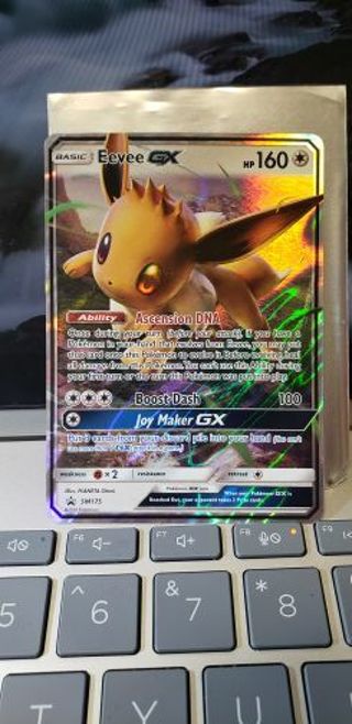 Pokémon Evee GX Promo SM175 (Some edge wear )