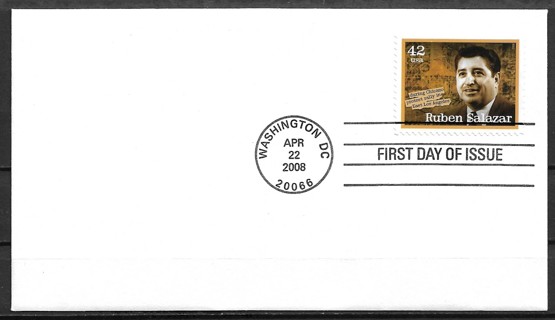 2008 Sc4251 American Journalists: George Salazar FDC