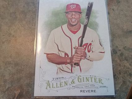 2016 TOPPS ALLEN & GINTER BEN REVERE WASHINGTON NATIONALS BASEBALL CARD# 46