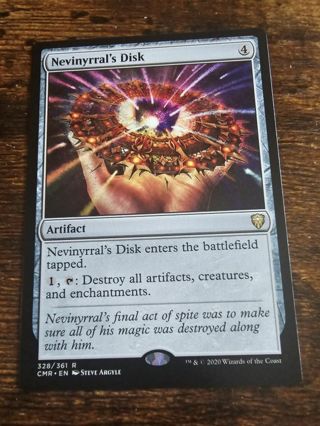 Magic the gathering mtg Nevinyrrals Disk rare card Commander Legends